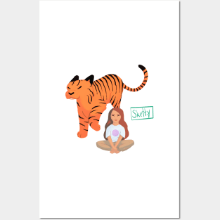 Tiger Girl Posters and Art